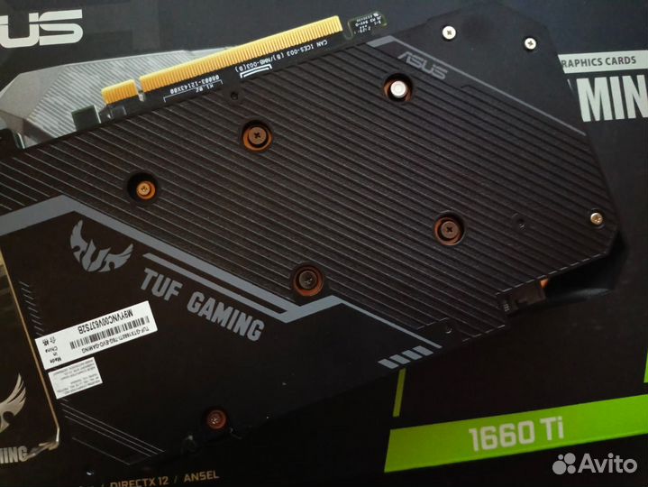 GTX 1660 Ti Asus TUF Gaming
