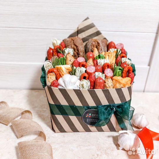 Сырно-мясной конверт подарок мужчине девушке