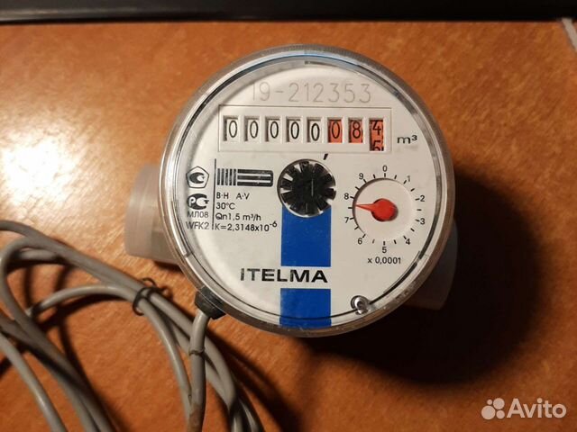 Новый счетчик для воды Ду 15 1/2 " itelma купить в Москве | Товары для ...