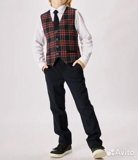 Жилетка в клетку