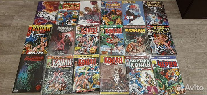 Коииксы - Marvel, DC, bublle, IDW и Конан