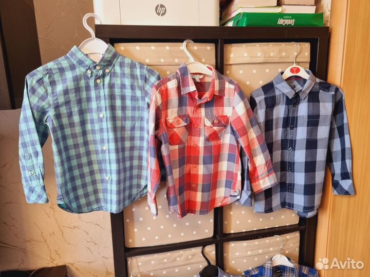 Комплект из 5 рубашек в идеале 110/116