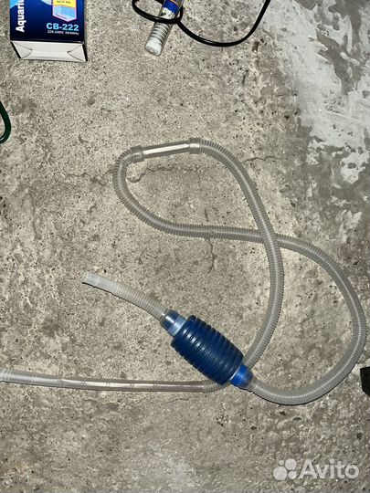 Фильтр для аквариума, грунт, водоросли