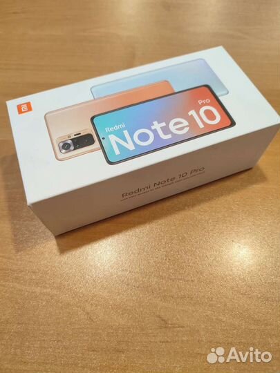 Коробка от Redmi note 10 pro