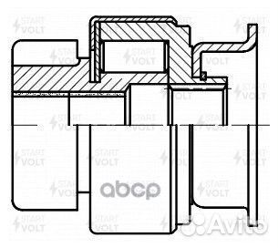 VCS 0504 startvolt Привод стартера (бендикс) для