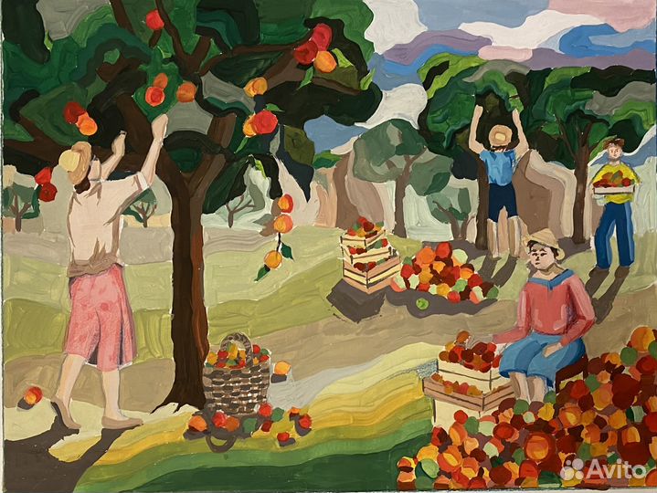 Картина «сбор урожая»