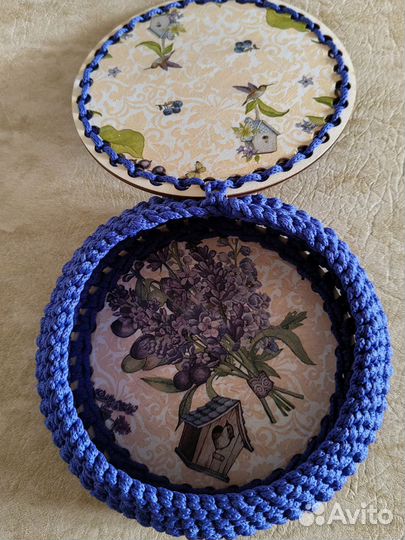 Корзина плетеная для хранения