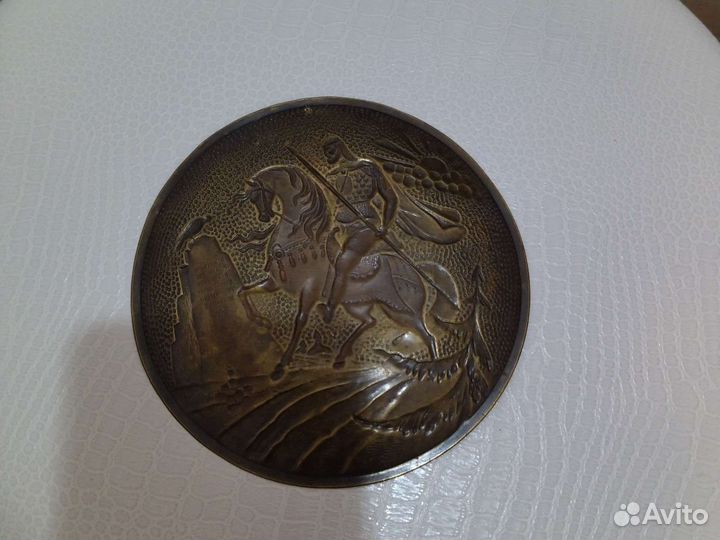 Картина медная чеканка СССР