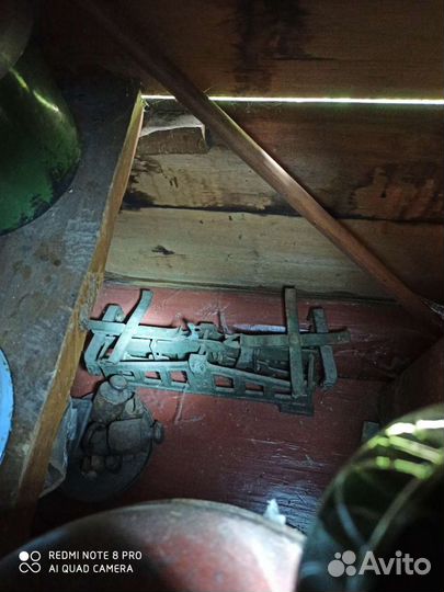 Весы(старинные) настольные с гирями