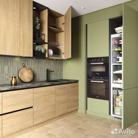 Кухня под потолок по индивидуальным размерам