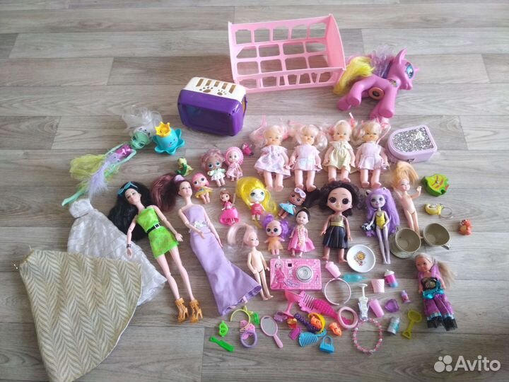 Куклы пакетом Барби, Монстер Хай, лол и тд