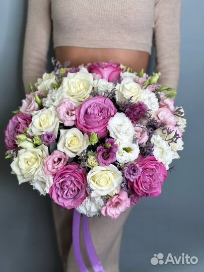 Живые цветы букеты розы