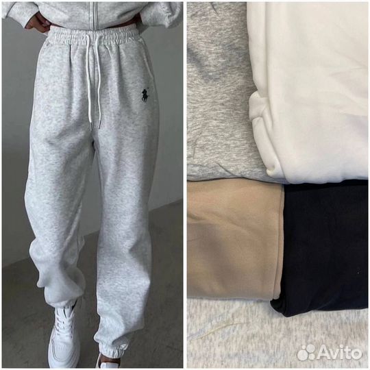 Спортивные штаны polo на флисе р 42, 44, 46, 48