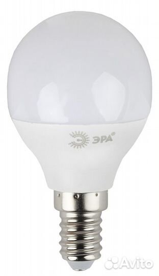 Лампочка светодиодная эра STD LED P45-7W-827-E14 E