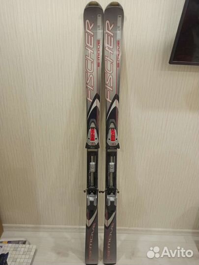 Гор лыжи fischer 165см ботинки rossignoll 28,5