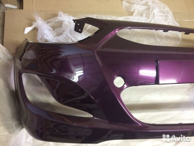 Бампер Hyundai Solaris цвет Фиолетовый