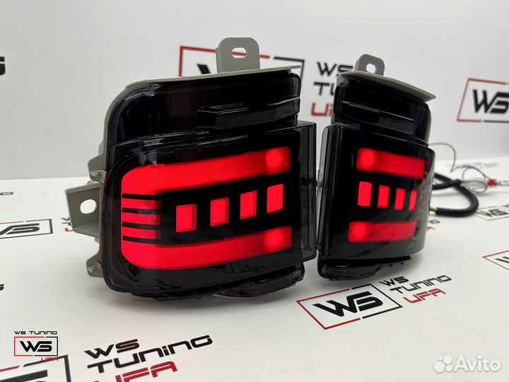 Фонари в задний бампер toyota land cruiser 200 OO4