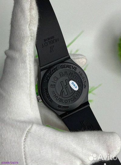 Наручные часы Hublot WHB3 чёрные (Арт.70381)