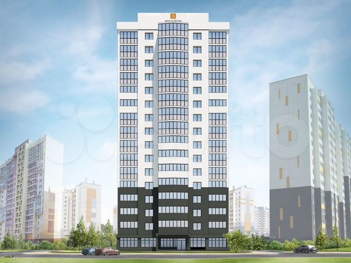 2-к. квартира, 65,1 м², 7/16 эт.