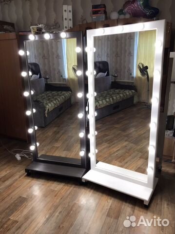 Гримерное Зеркало, с лампочками 180х80
