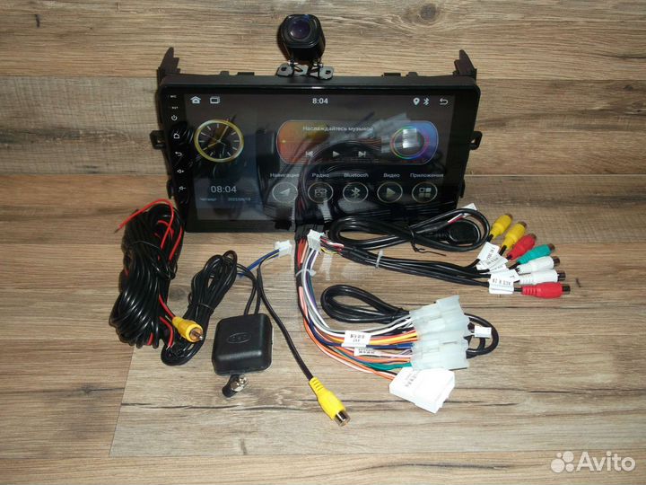 Магнитола Toyota Auris Android камера заднего вида