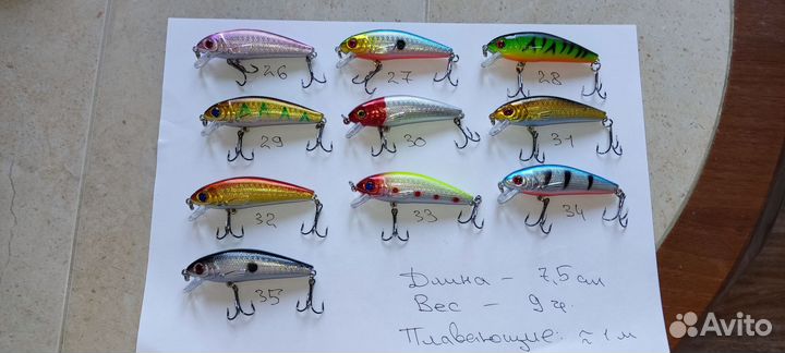 Воблеры, поперы, тейл-спинеры