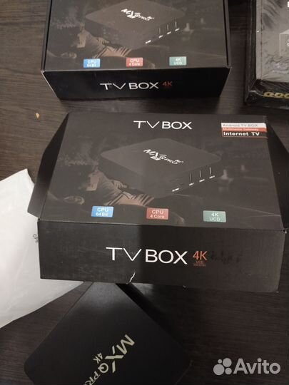 Android tv приставка новая 4К