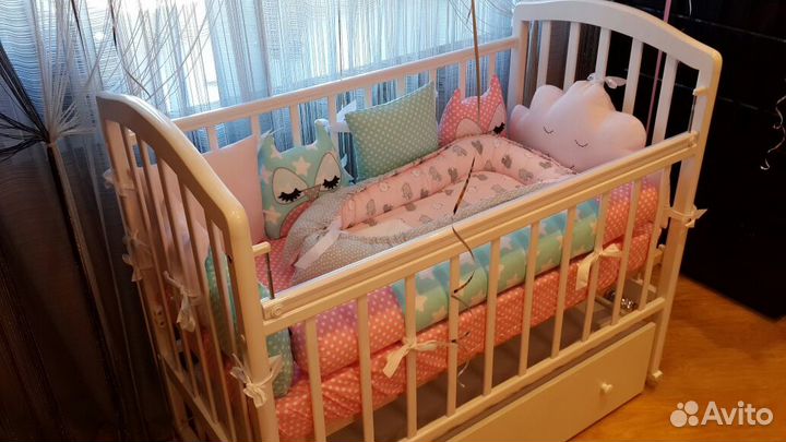 Бортики в кроватку