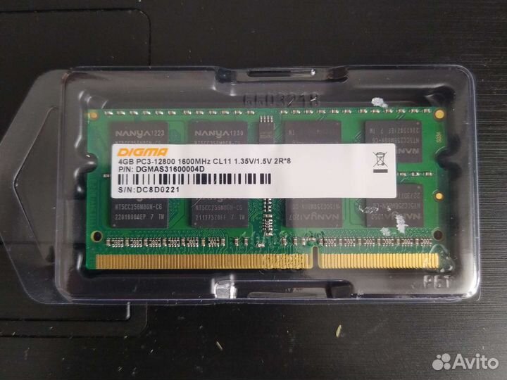 Оперативная память DDR3 4 Гб, 2 Гб 1333/1600 мгц