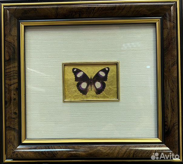 Картина миниатюра на золоте