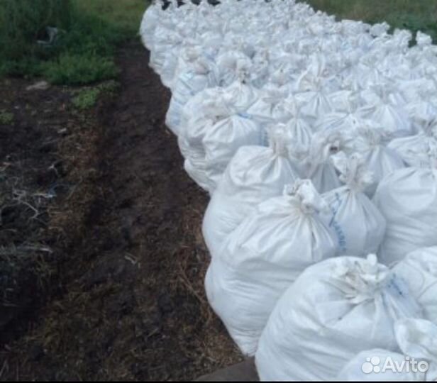 Чернозем перегной навоз в мешках