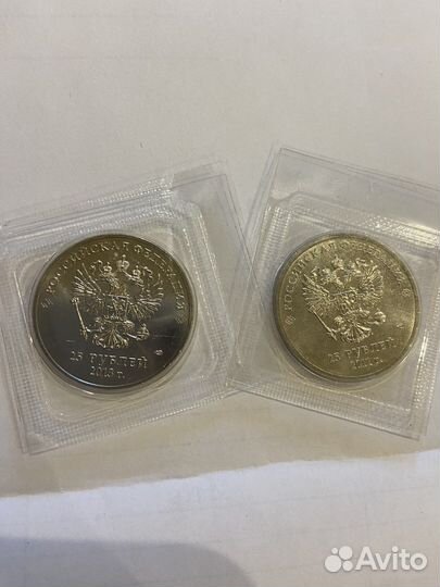 Монета 25 олимпиада в сочи