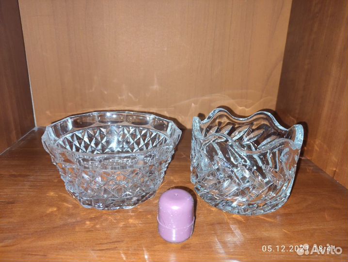 Салатник хрустальный