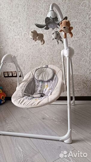 Детские электронные качели для новорожденных