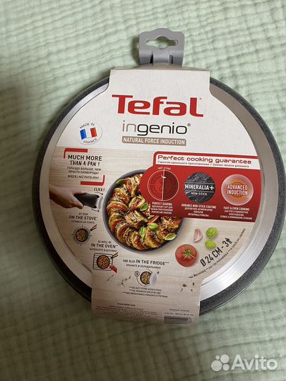 Сковорода tefal ingenio 24 см + ручка