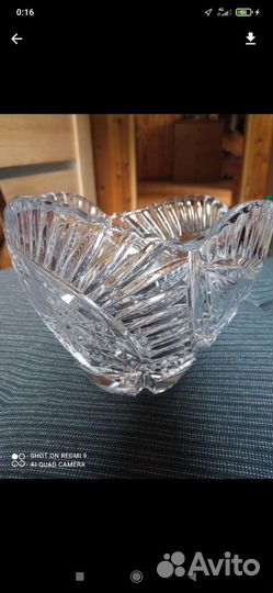 Хрустальная ваза