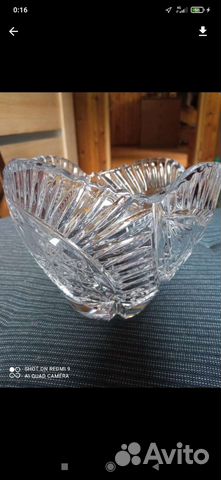 Хрустальная ваза