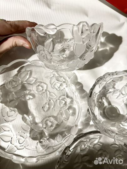 Набор столовой посуды стекло