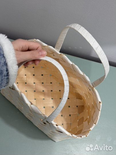 Корзина плетеная большая
