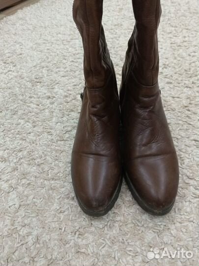 Сапоги женские натуральная кожа