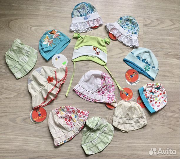 Новые детские шапочки, панамки, банданы, кепки