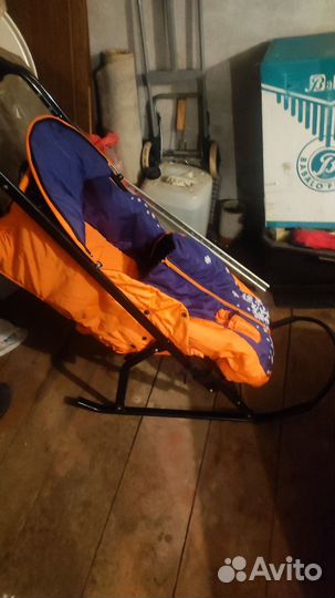 Коляска санки