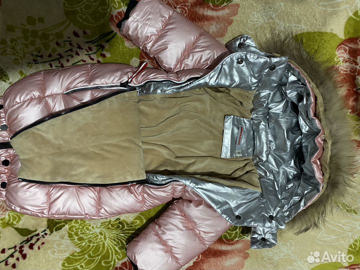 Детский зимний комбинезон на девочку 68