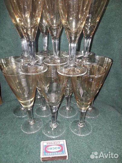 Фужеры хрустальные СССР