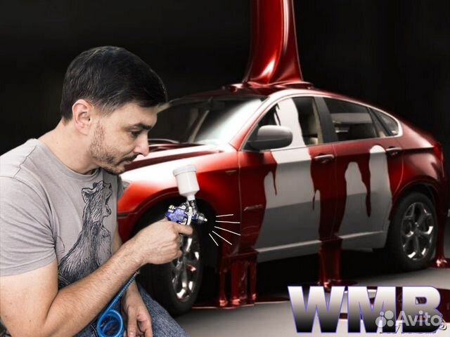 Локальная покраска авто. Покраска деталей в Москве | Услуги | Авито