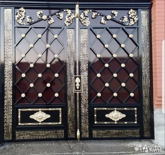 Ворота кованые
