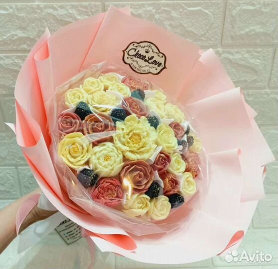 Подарок на День Учителя/ Шоколадные букеты цветов