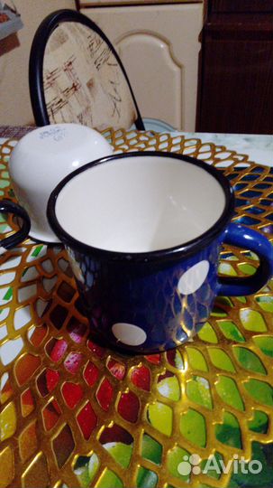 Винтаж СССР кружка эмаль