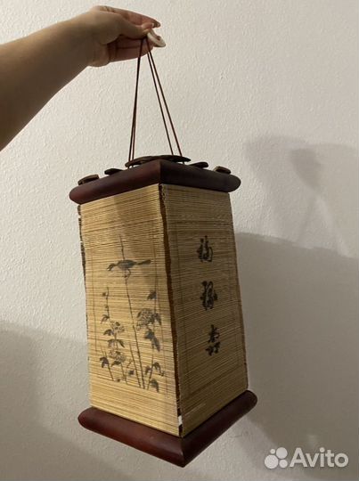 Декоративный японский фонарик торшер