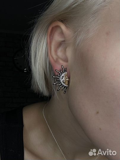 Серьги солнце